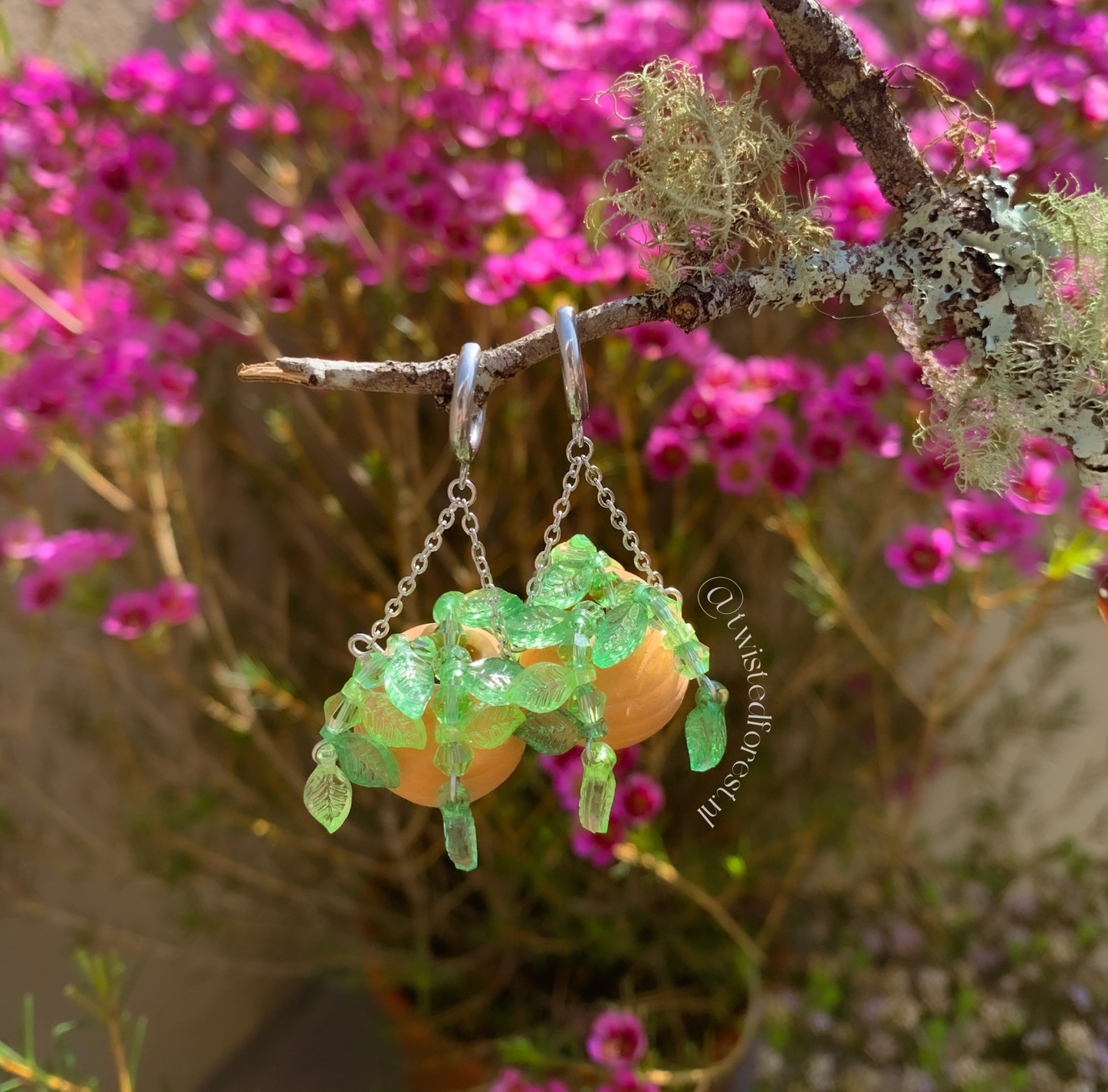 *Spring Sale* Mini Planter Earrings