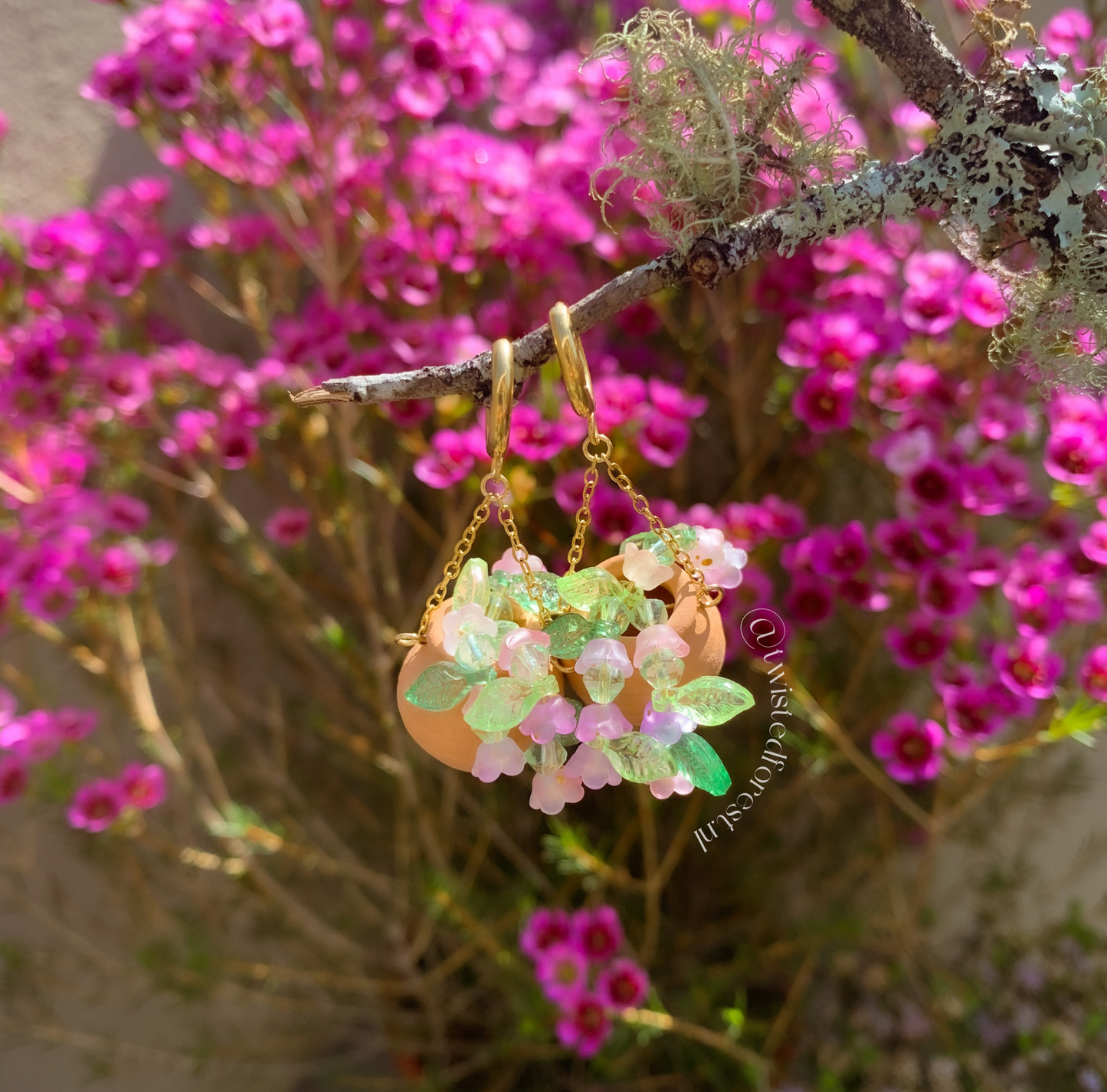 *Spring Sale* Mini Flower Planter Earrings