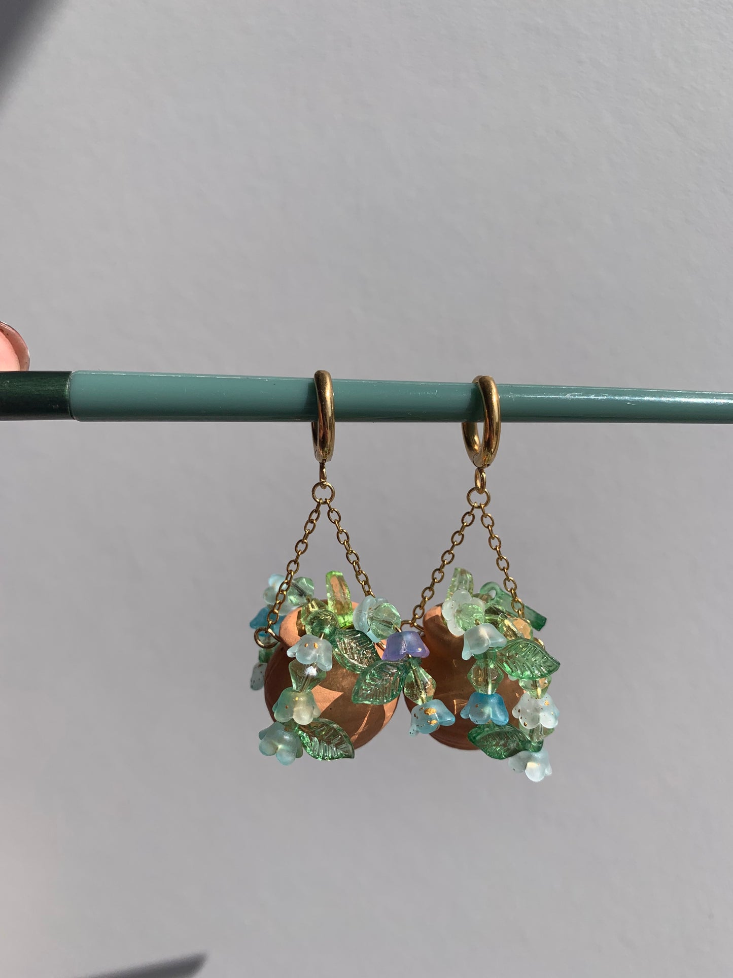 *Spring Sale* Mini Flower Planter Earrings