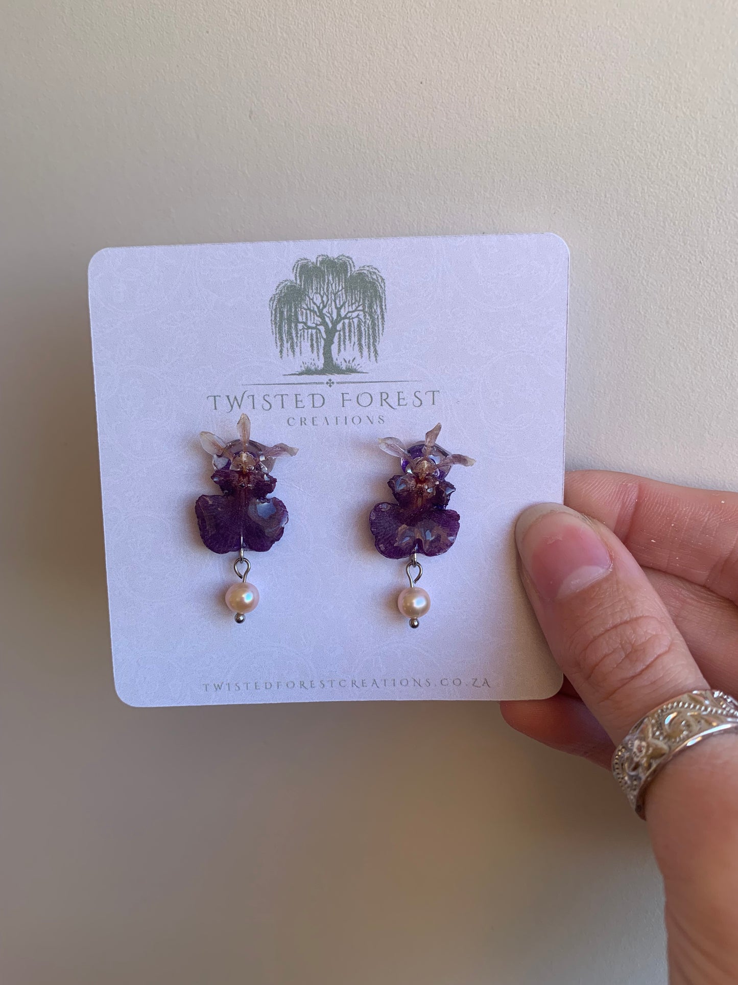 ‘Dancing Lady’ Orchid Studs