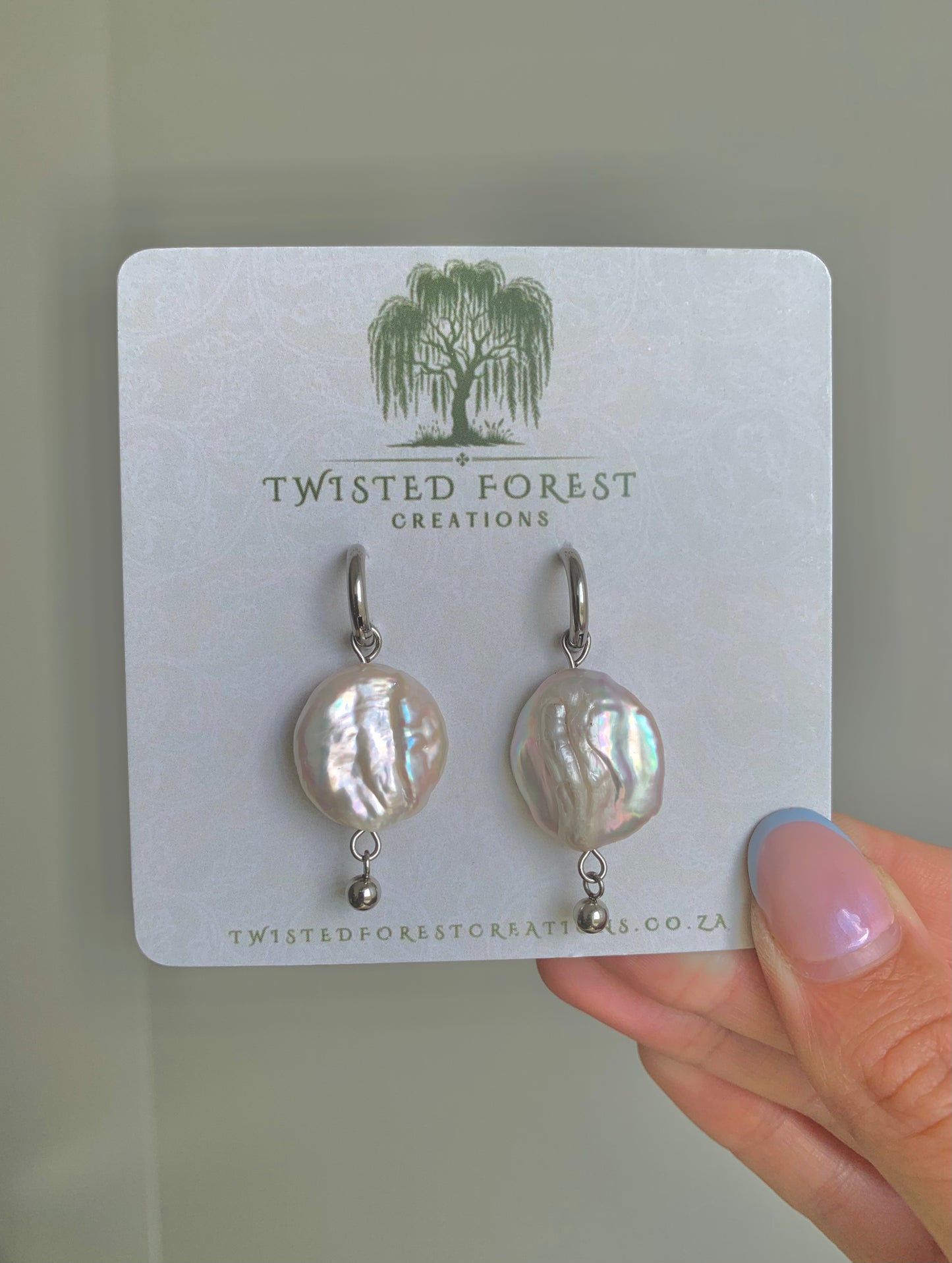 Mermaid Coin Hoops