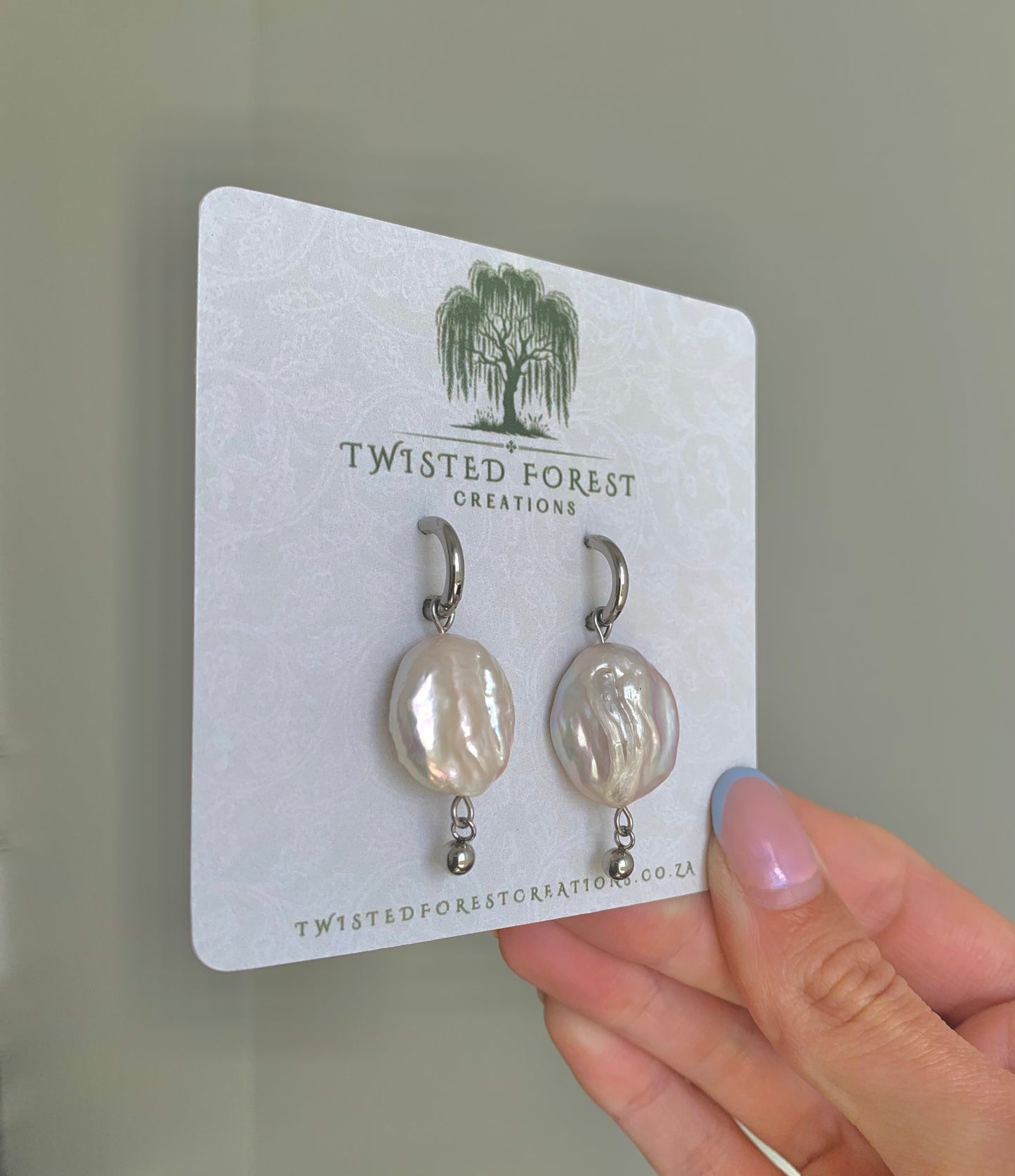 Mermaid Coin Hoops