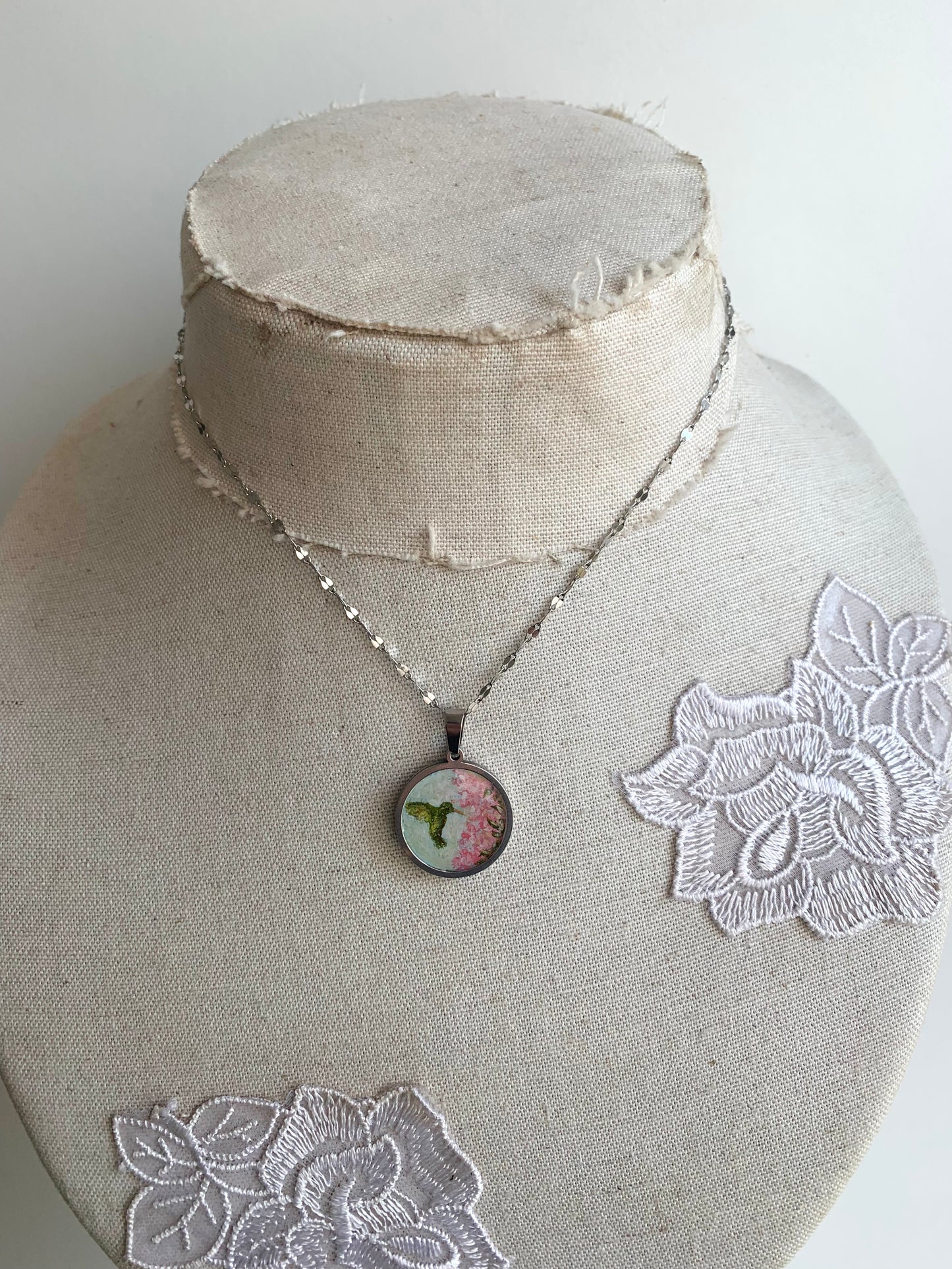 ‘Sugar Rush’ Mini Painting Necklace