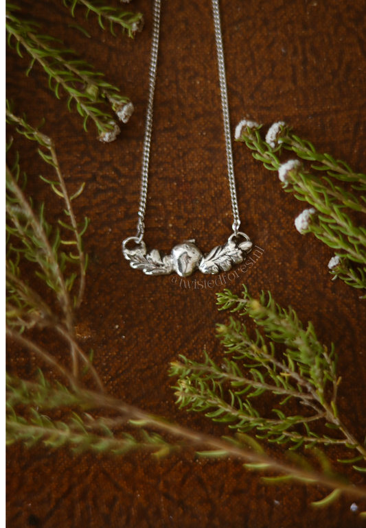 Oak Leaf & Acorn Necklace