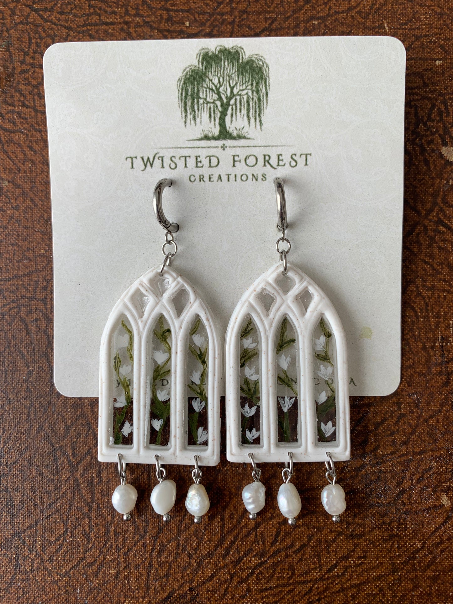 Cathedral Window Earrings
