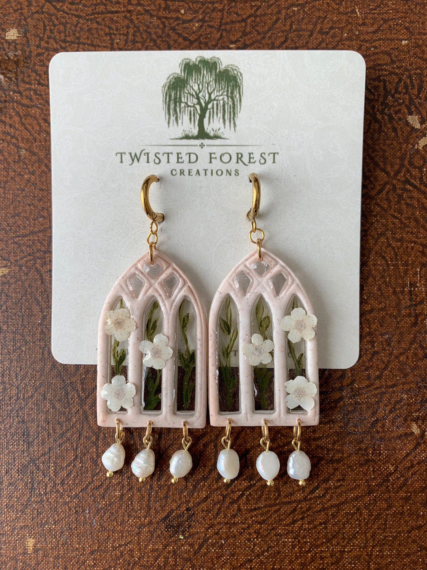 Cathedral Window Earrings