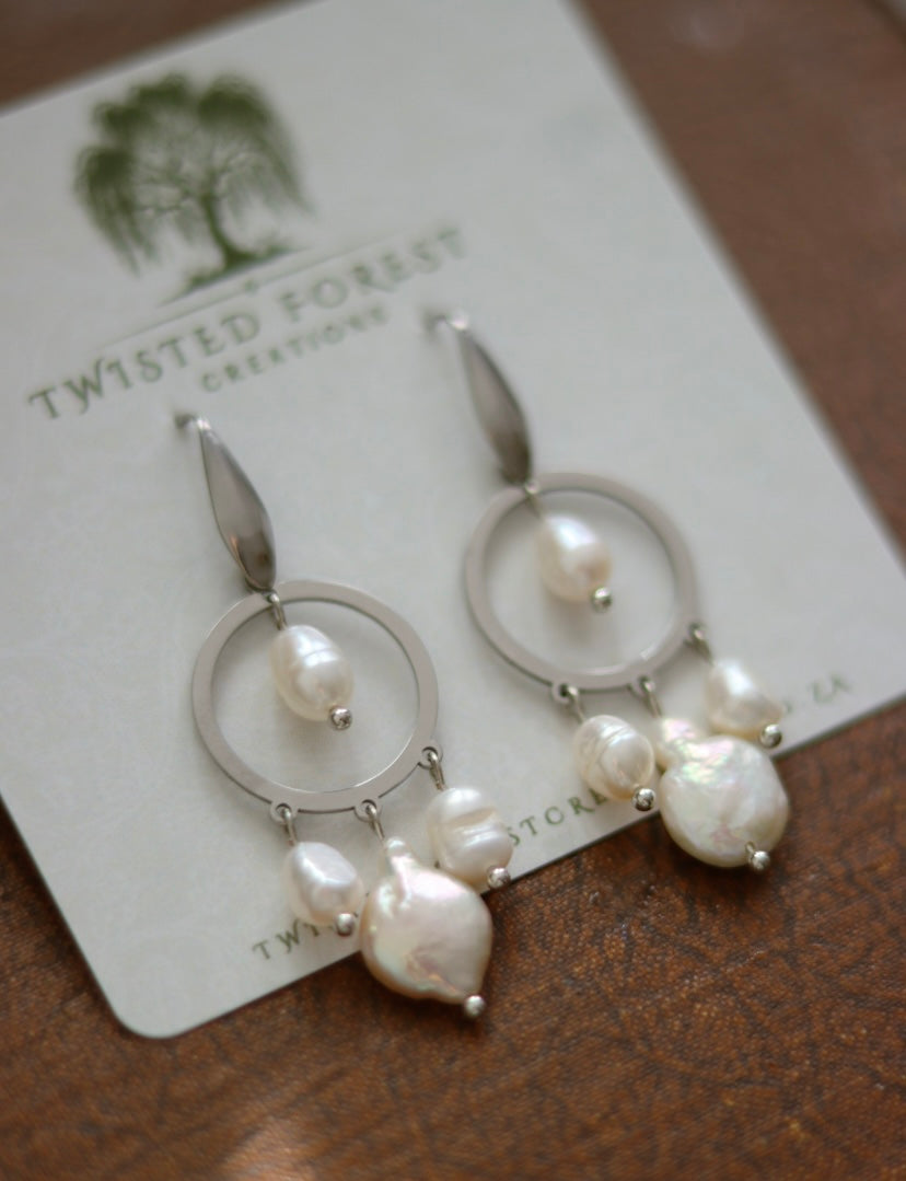 ‘Deborah’ Freshwater Pearl Earrings