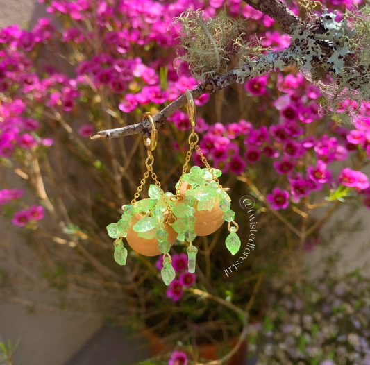 *Spring Sale* Mini Planter Earrings