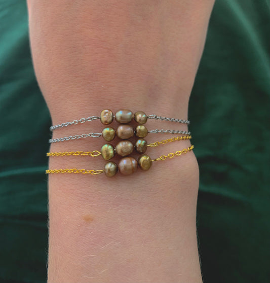 Pearl Trinity Bracelet