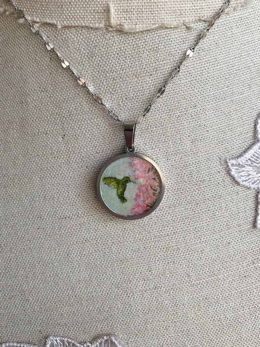 ‘Sugar Rush’ Mini Painting Necklace