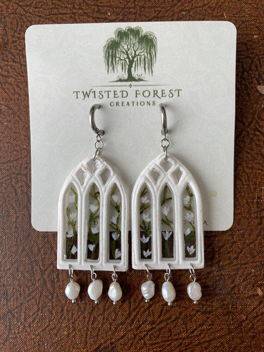 Cathedral Window Earrings