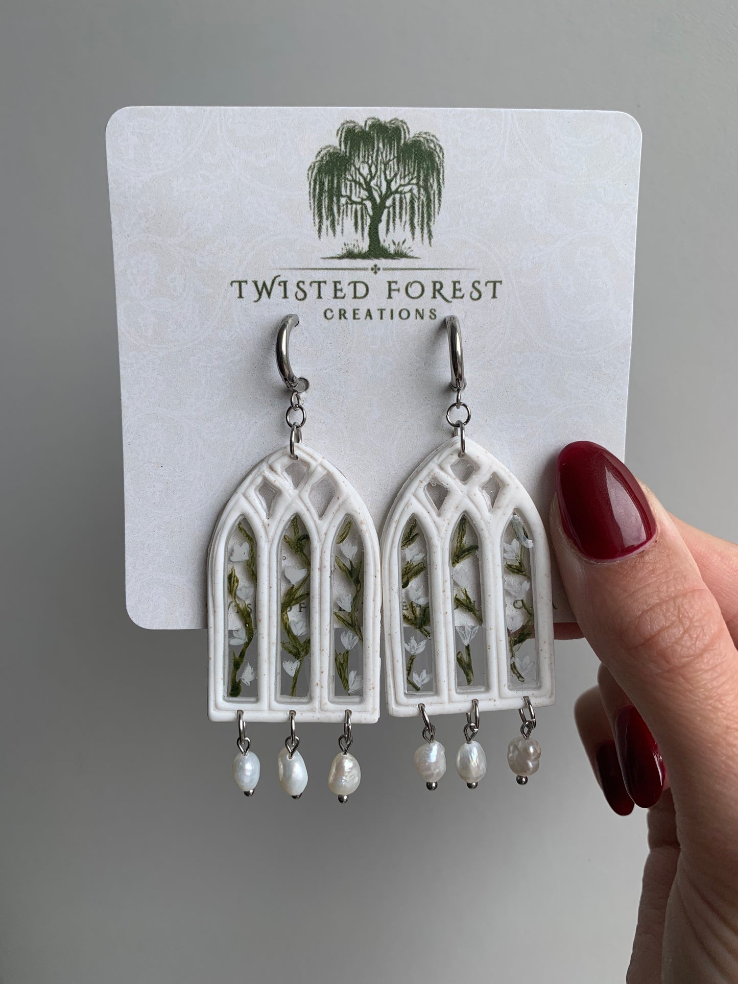 Cathedral Window Earrings