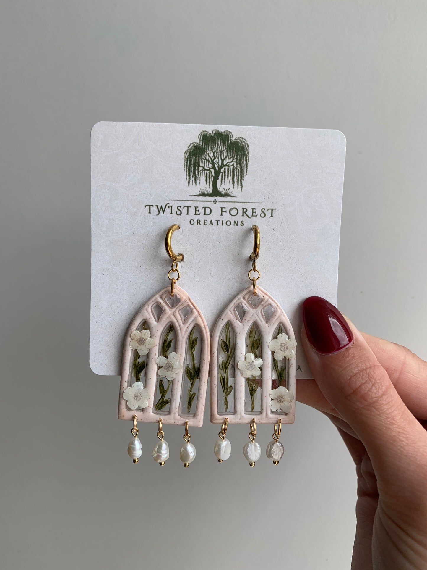 Cathedral Window Earrings